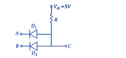 Logic gate diode circuit